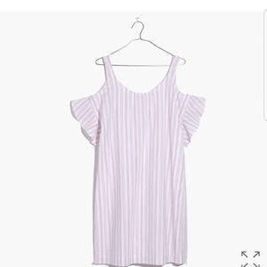 Madewell off the shoulder mini dress